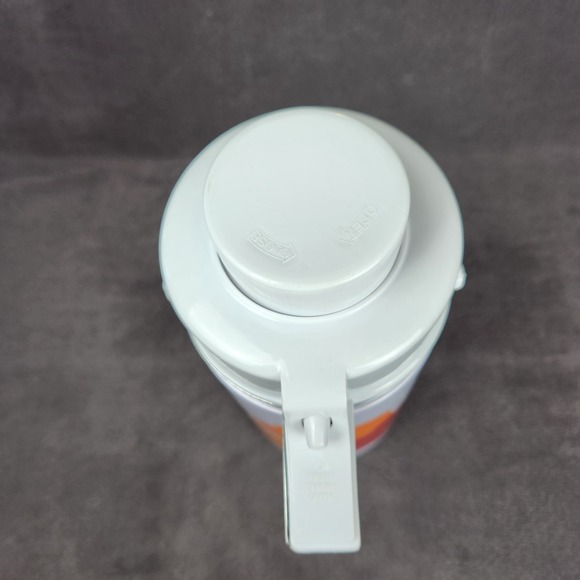 Vintage Floral Airpot Thermos Drink Dispenser Poppy Flower Power Hot Cold Server - Picture 3 of 15